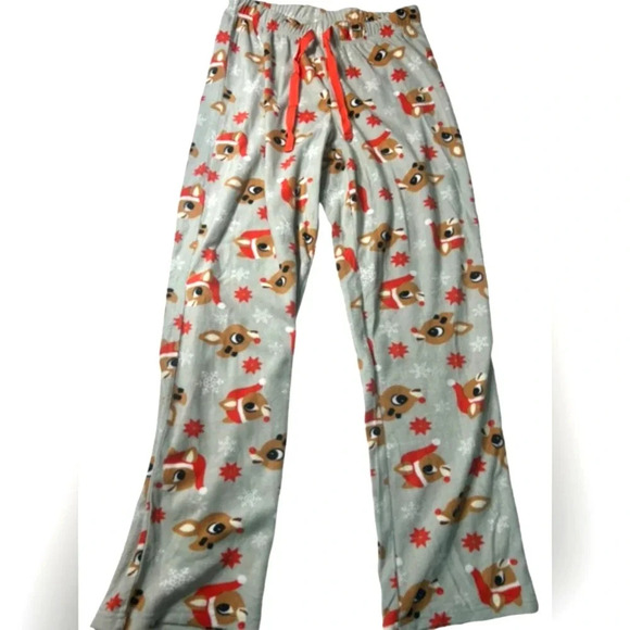 Rudolph The Red Nosed Reindeer Soft Touch Fleece Plush Pajama Pants ๐ฆ๐ด - Picture 11 of 11